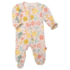 Magnetic Me Modal Parent Favorite Footie- Primrose Cottage/Size 6-9M (16-19 lbs)
